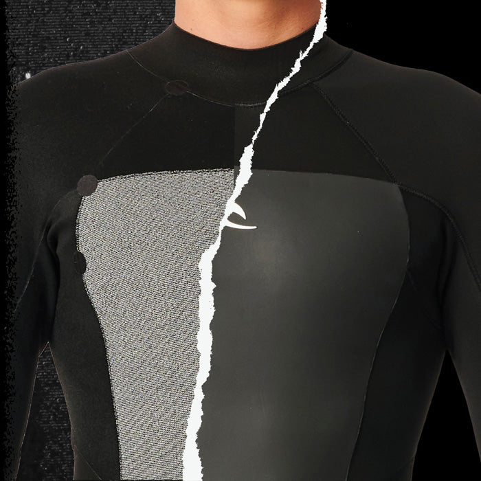 Split image of a mens omega wetsuit