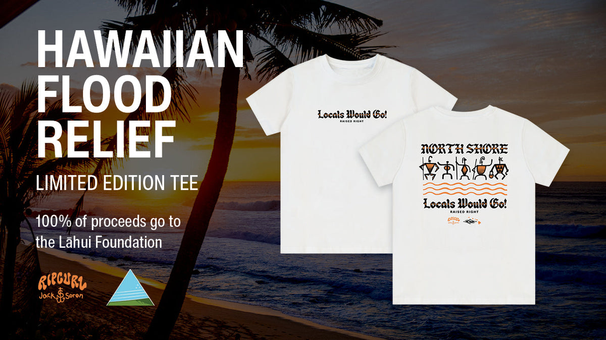 Supporting Hawaii Flood Relief: Rip Curl x Jack Soren Limited-Edition T-Shirt