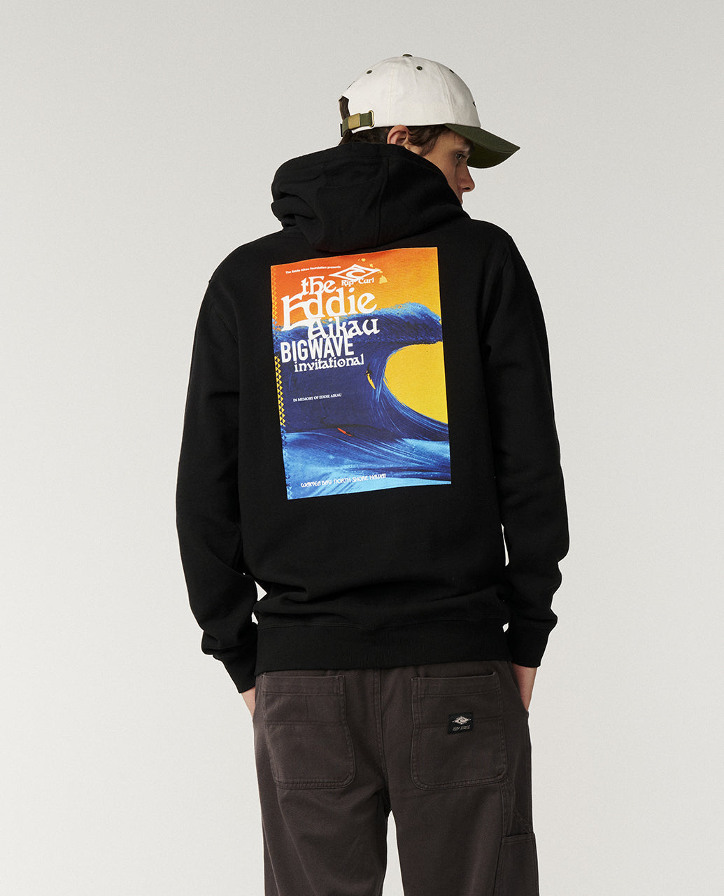 Eddie Would Go Poster Hood Fleece