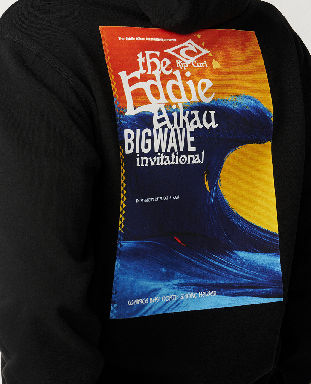 Eddie Would Go Poster Hood Fleece