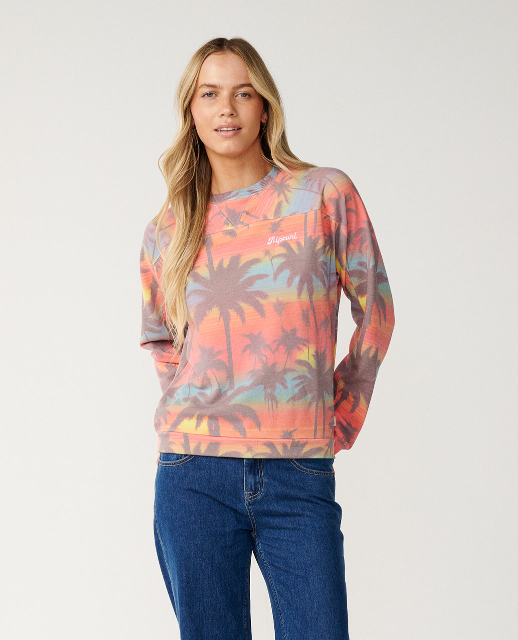 Sweat col rond Retro Swell