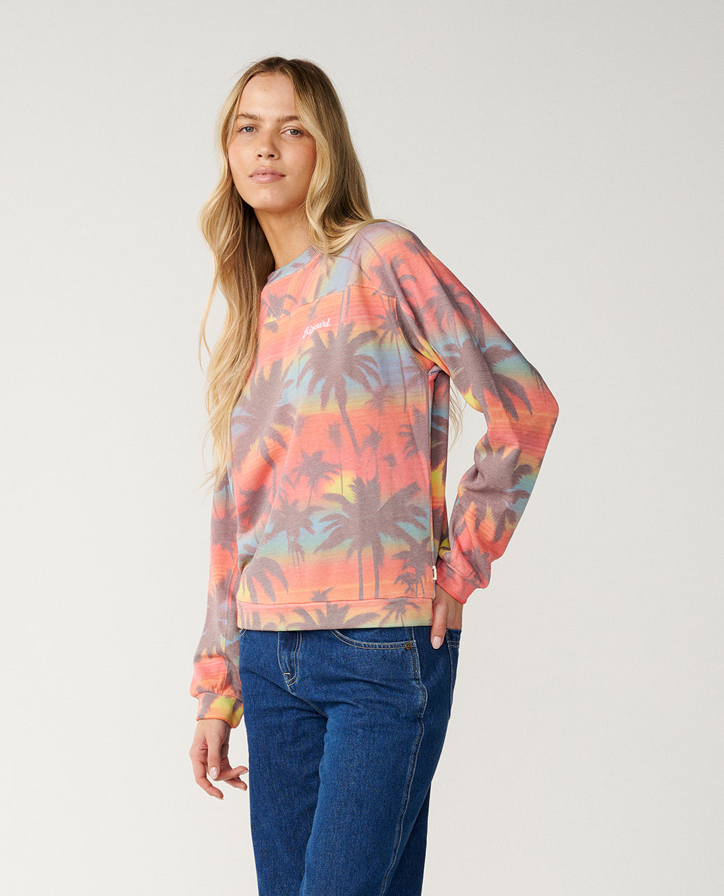 Sweat col rond Retro Swell