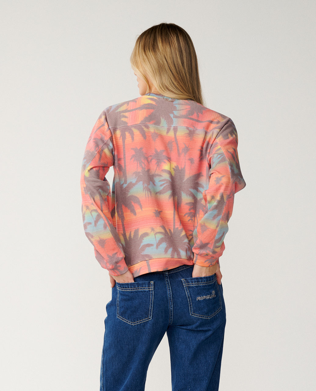 Sweat col rond Retro Swell