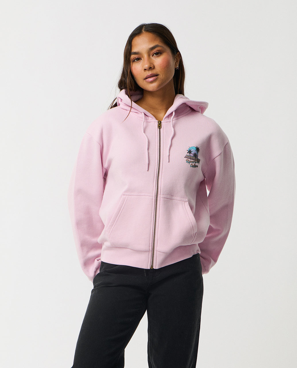 Surf Culture Standard Fleecejacke mit durchgehendem Reißverschluss