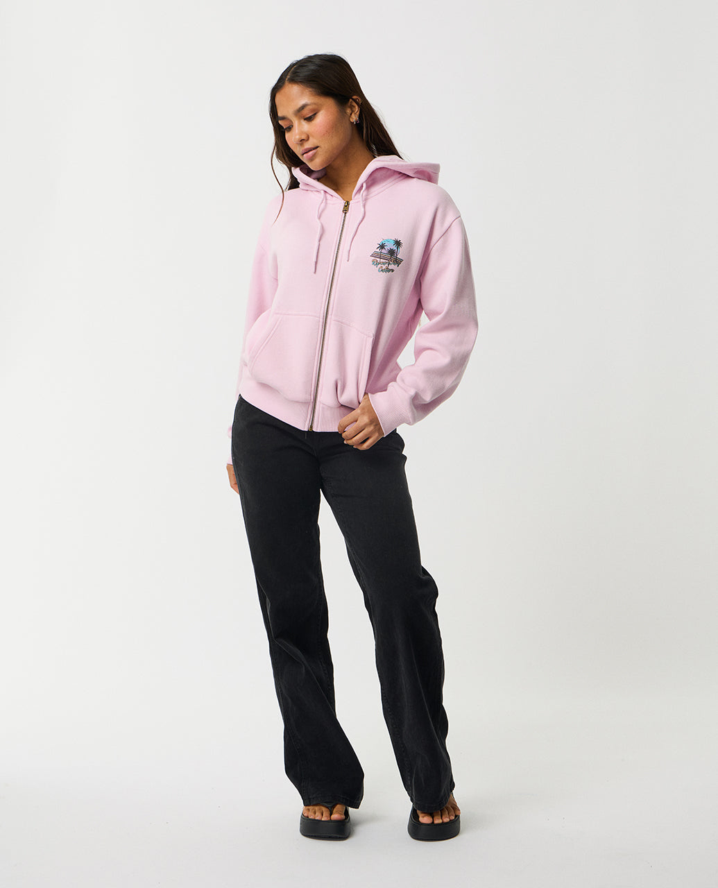 Surf Culture Standard Fleecejacke mit durchgehendem Reißverschluss