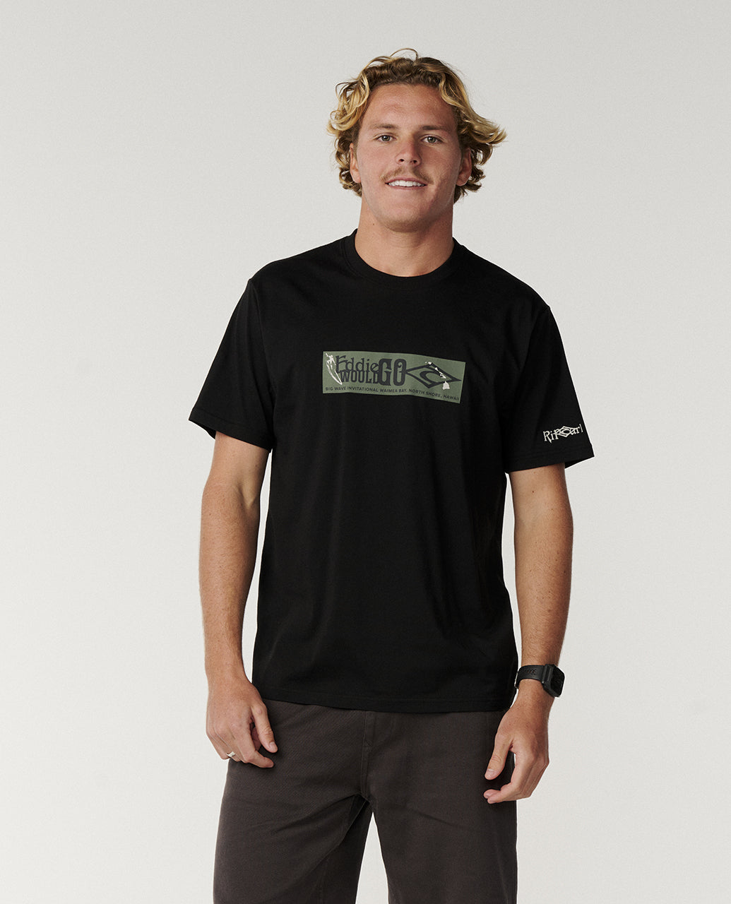 Eddie Would Go Sticker T-Shirt Relaxed 2026