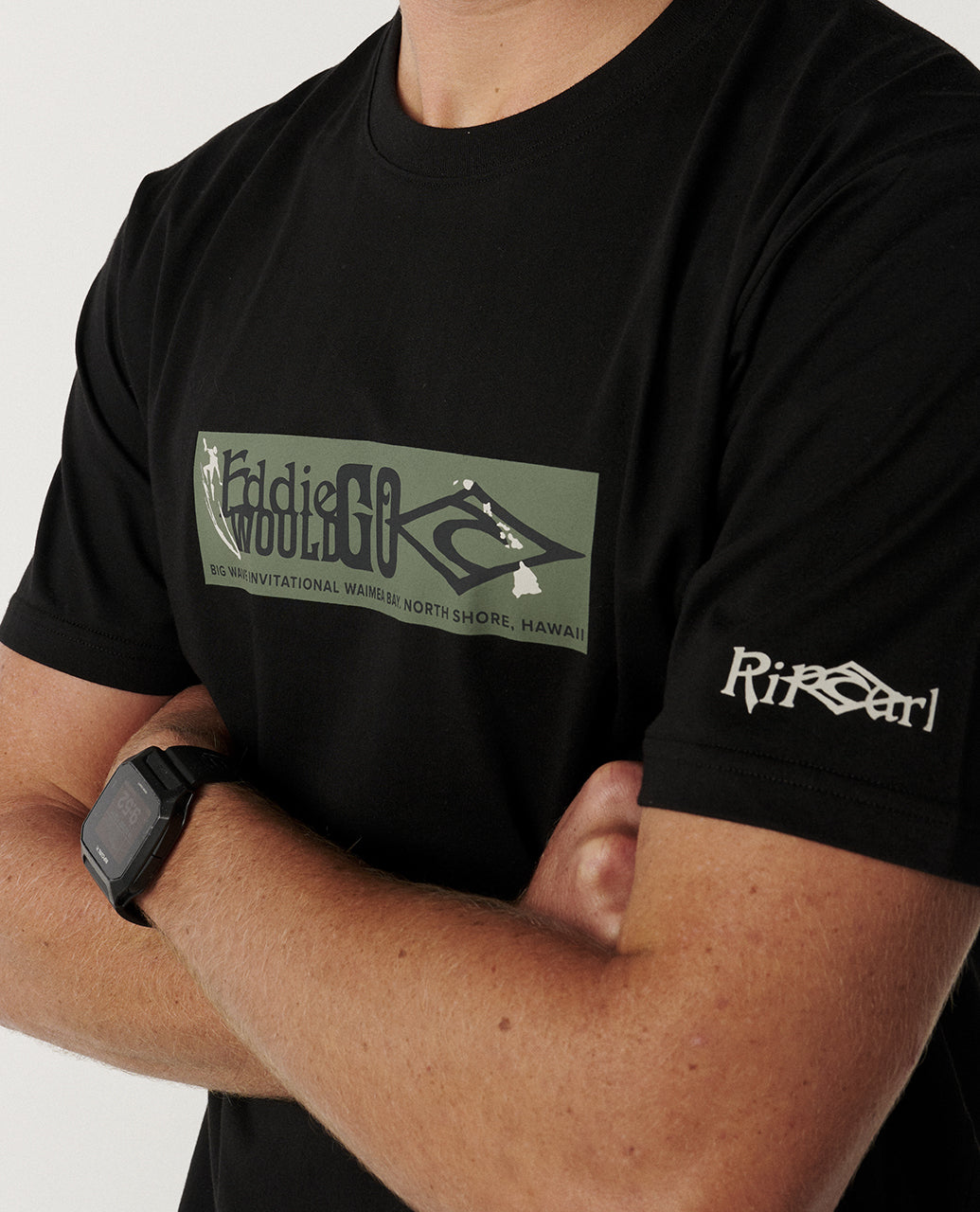 Eddie Would Go Sticker T-Shirt Relaxed 2026