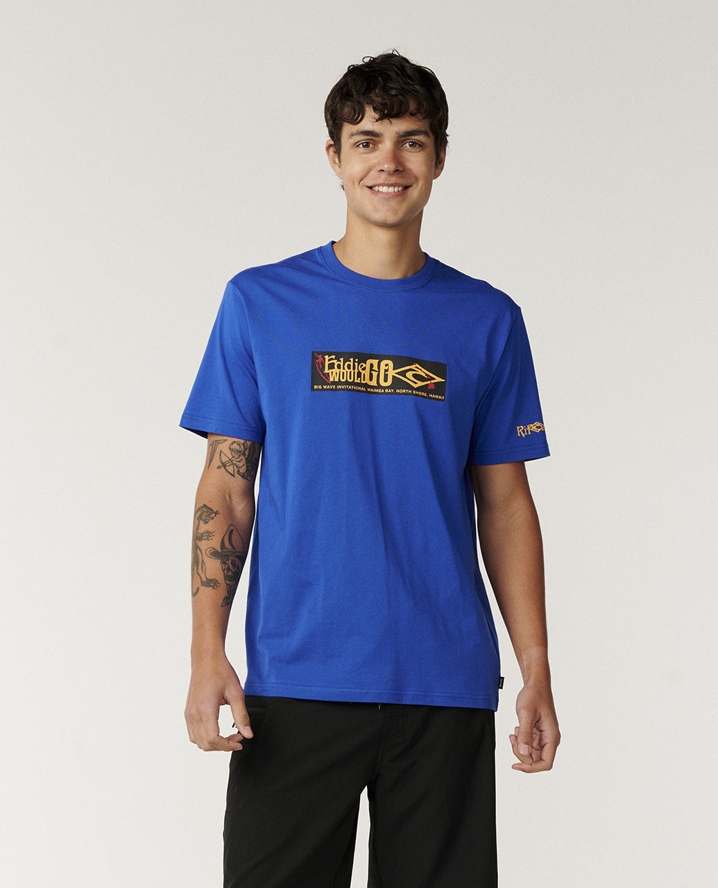 Eddie Would Go Sticker T-Shirt Relaxed 2026