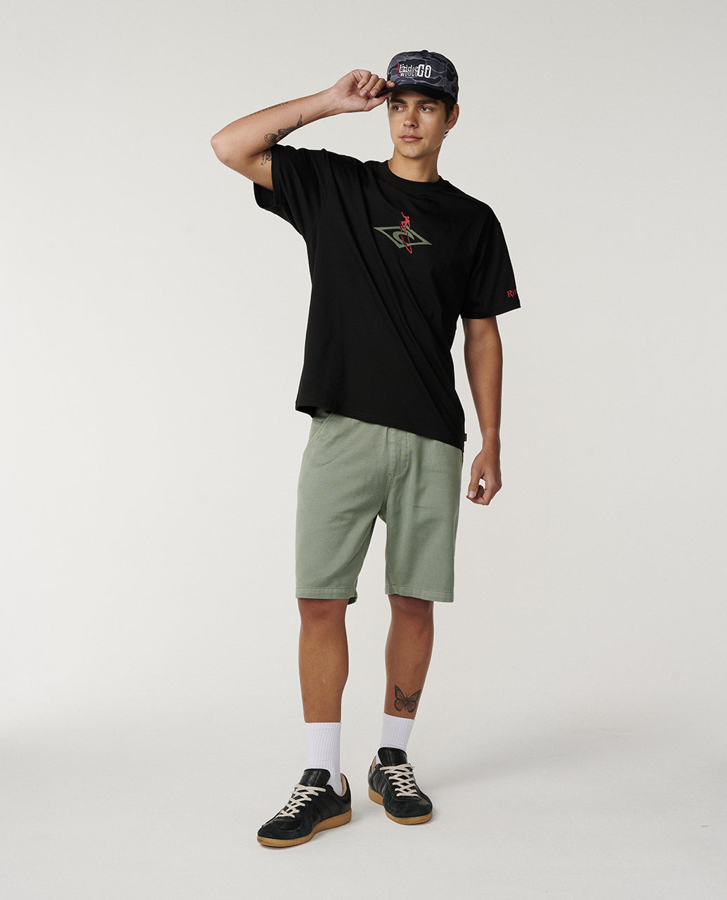 Eddie Would Go Petro Diamond T-Shirt Loose