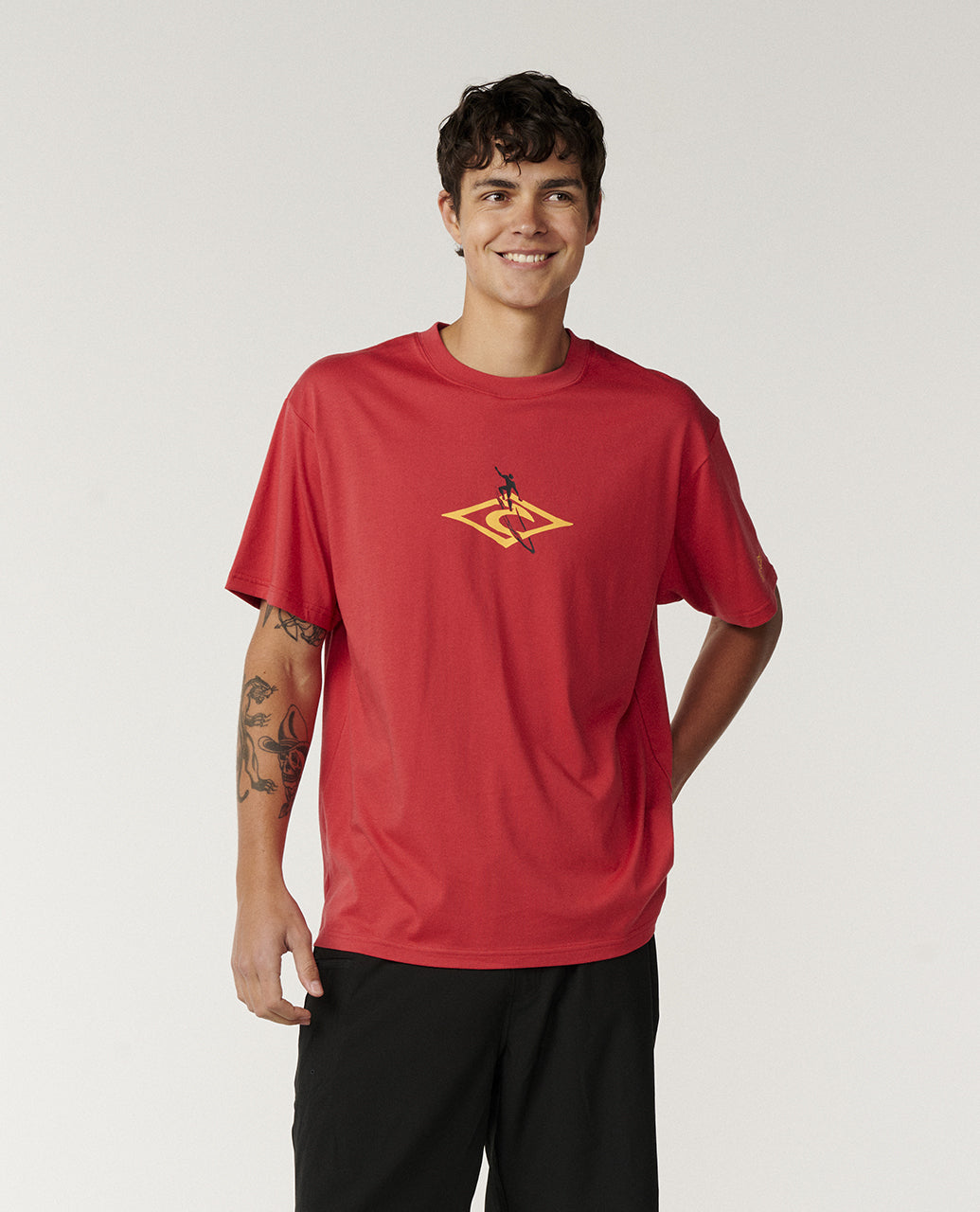 T-shirt Eddie Would Go Petro Diamond coupe Loose
