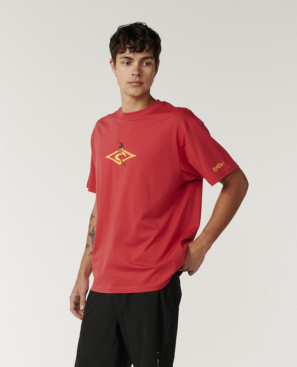 T-shirt Eddie Would Go Petro Diamond coupe Loose