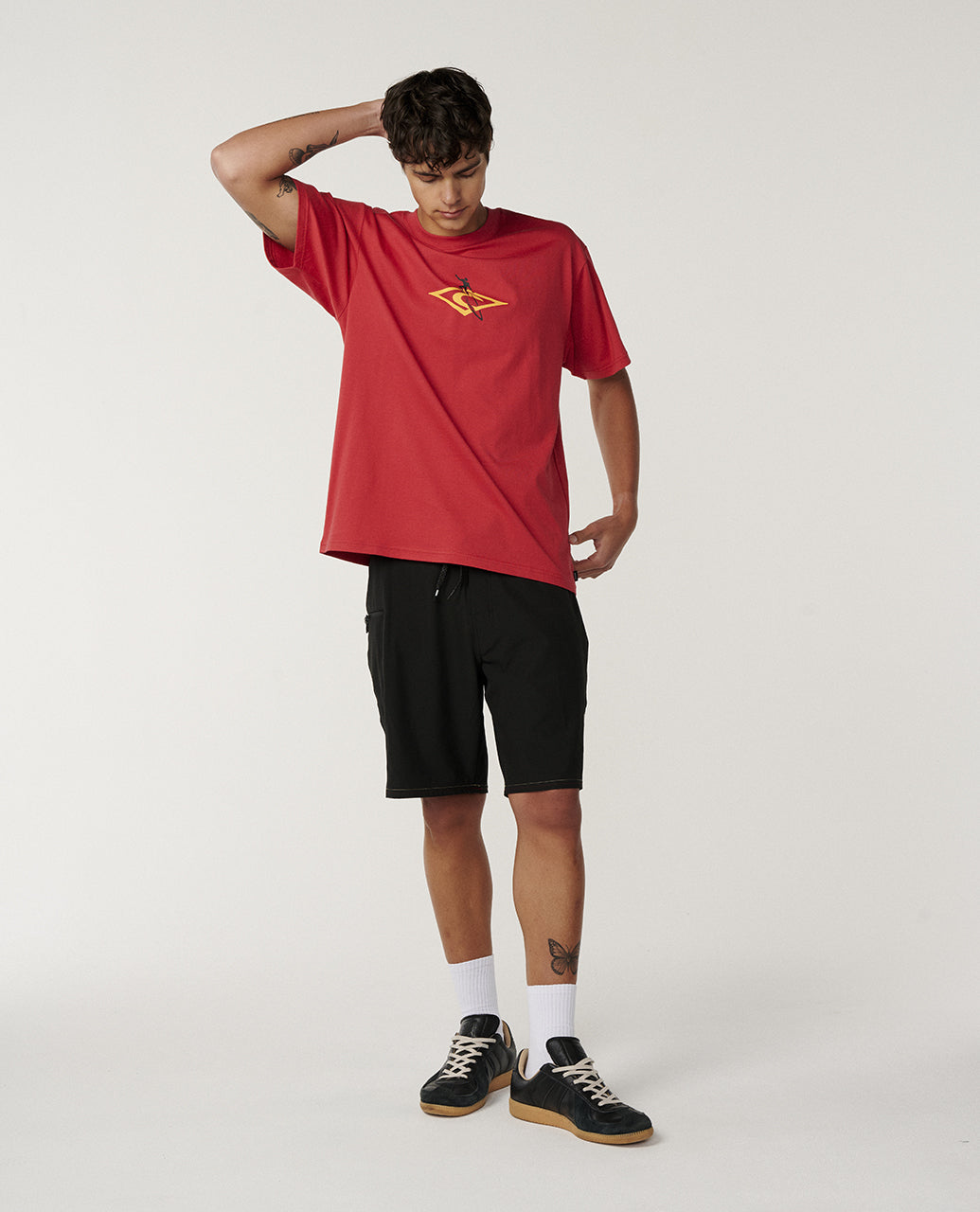 T-shirt Eddie Would Go Petro Diamond coupe Loose