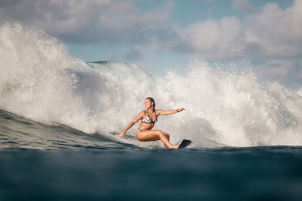 Alyssa Spencer on the waves
