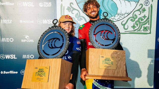 Caitlin Simmers & Joa Chianca gewinnen das allererste CT-Event beim MEO Rip Curl Pro Portugal.