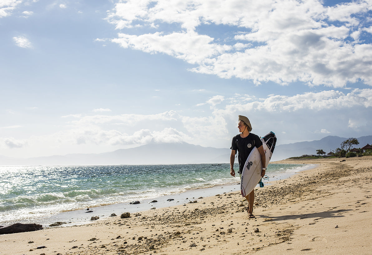 Jacob Willcox walking in Indonesia