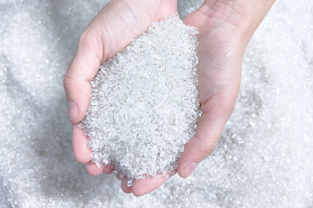 Recyceltes Polyester und recyceltes Polyamid